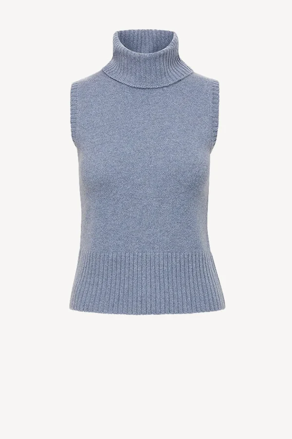 Veronica Beard Pullover<Stricktop Mazzy in Smoke Blue