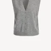 Simkhai Strickjacken<Strickweste Rozzi in Nickel Melange