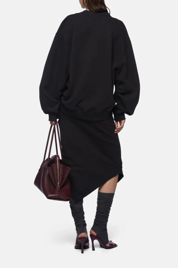 The Attico Pullover<Sweatshirt Fade in Schwarz/Braun
