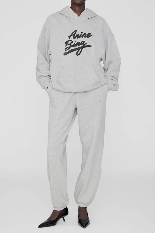 Anine Bing Hoodies & Sweatshirts<Sweatshirt Harvey Signature in Heather Grey