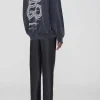 Anine Bing Hoodies & Sweatshirts<Sweatshirt Jaci Twisted Snake in Washed Black