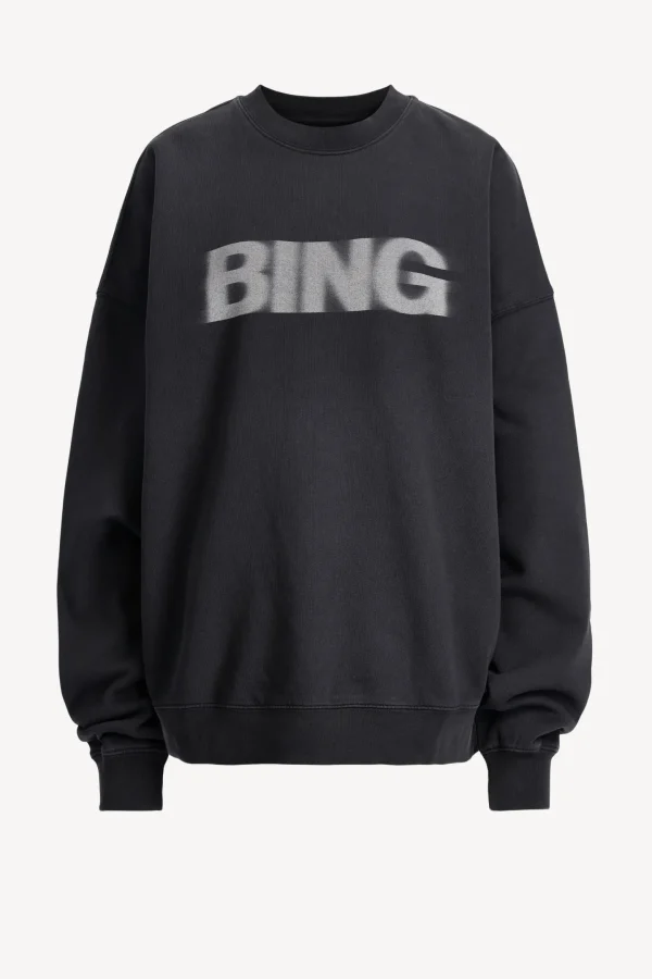 Anine Bing Hoodies & Sweatshirts<Sweatshirt Miles Blur in Schwarz
