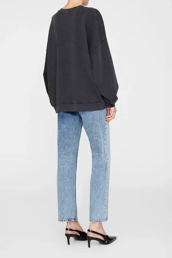 Anine Bing Hoodies & Sweatshirts<Sweatshirt Miles Blur in Schwarz