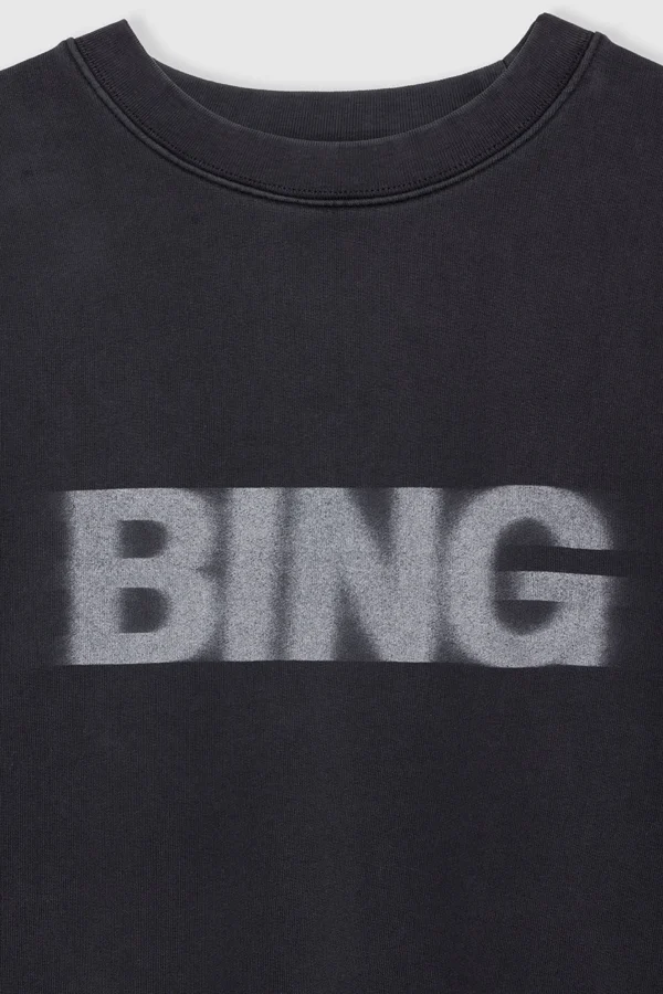 Anine Bing Hoodies & Sweatshirts<Sweatshirt Miles Blur in Schwarz