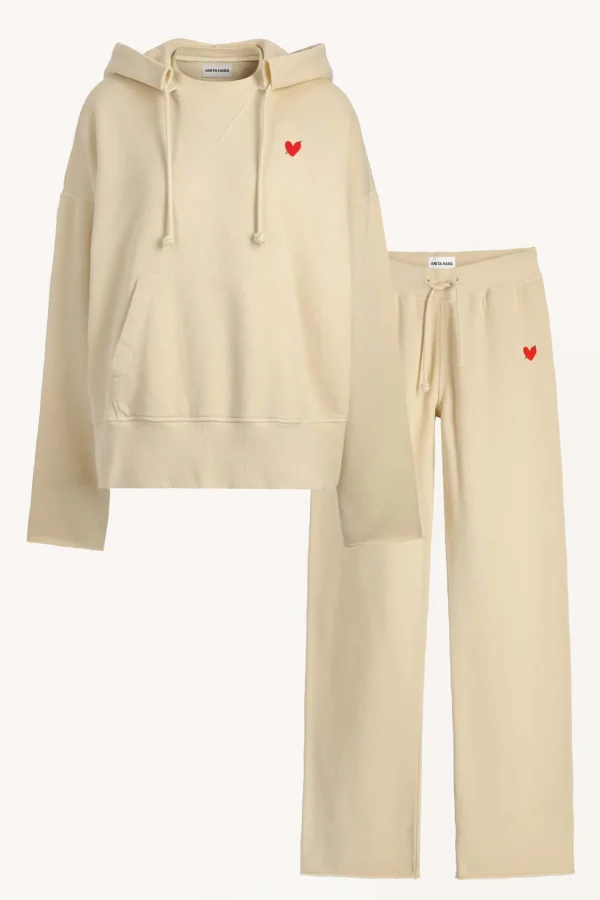 Anita Hass Hoodies & Sweatshirts<Sweatsuit Open Seam in Bleached Sand