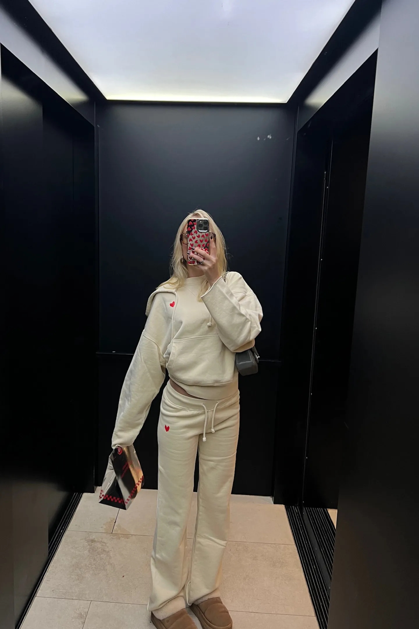sweatsuit_open_seam_in_bl_2.webp Anita Hass Hoodies & Sweatshirts<Sweatsuit Open Seam in Bleached Sand
