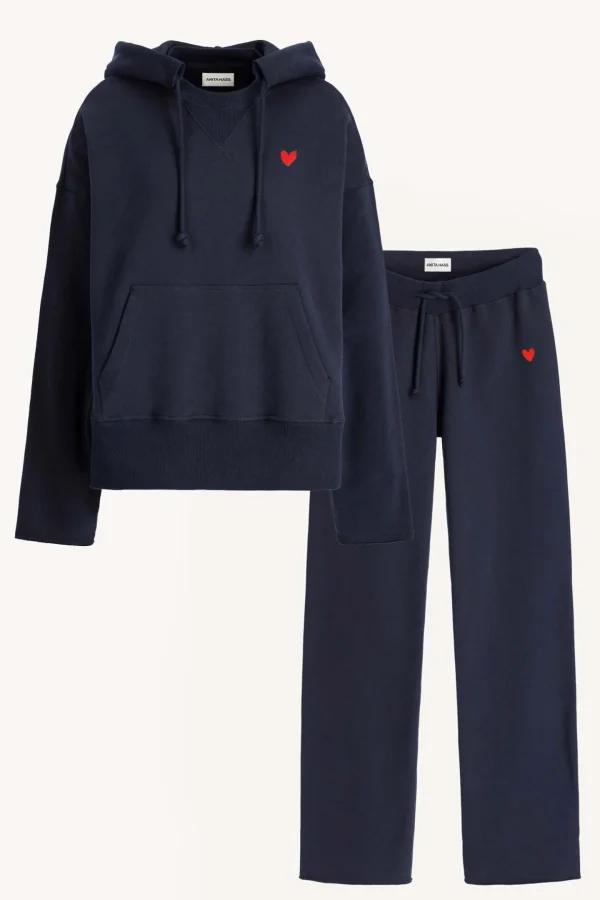 Anita Hass Hoodies & Sweatshirts<Sweatsuit Open Seam in Navy