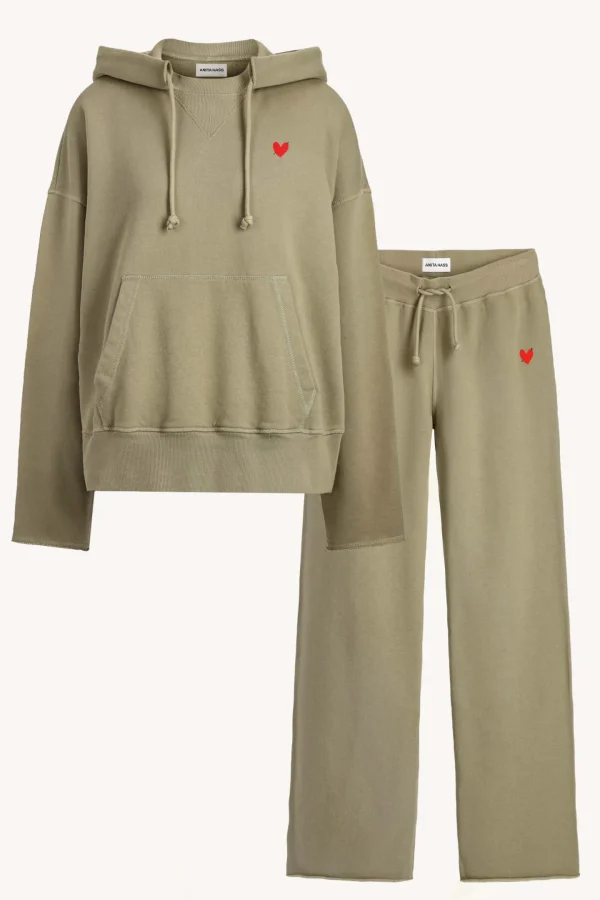 Anita Hass Hoodies & Sweatshirts<Sweatsuit Open Seam in Oliv