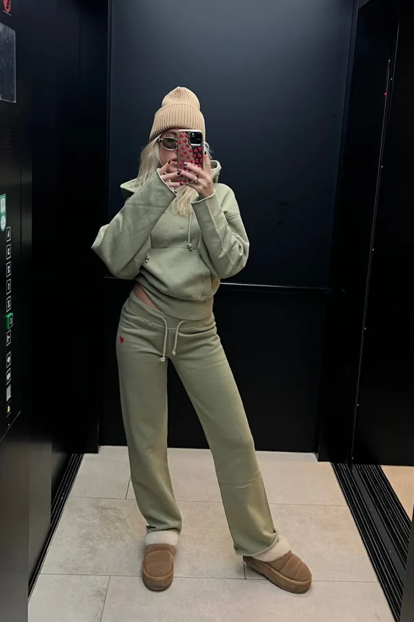 Anita Hass Hoodies & Sweatshirts<Sweatsuit Open Seam in Oliv