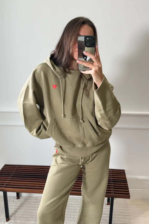 Anita Hass Hoodies & Sweatshirts<Sweatsuit Open Seam in Oliv