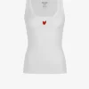 Anita Hass Shirts, Tank Tops & Longsleeves<Tank Top 'Heart' in Weiß