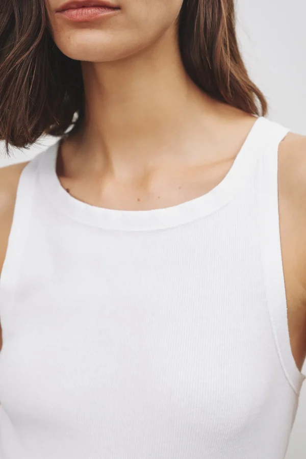 Nili Lotan Shirts, Tank Tops & Longsleeves<Tank Top Jennifer in Weiß