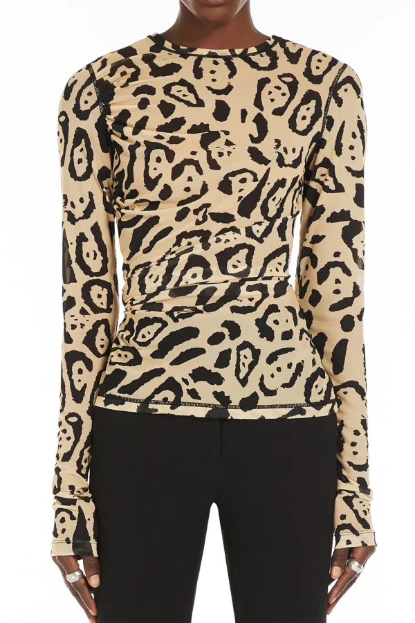 Sportmax Blusen & Tops<Top Bis in Leopard