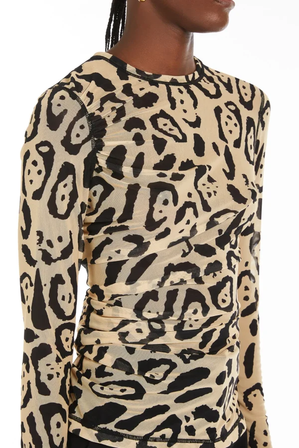 Sportmax Blusen & Tops<Top Bis in Leopard