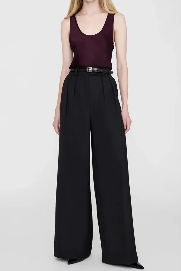 Anine Bing Blusen & Tops<Top Lea in Burgundy