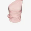 Magda Butrym Blusen & Tops<Top One Shoulder in Light Pink