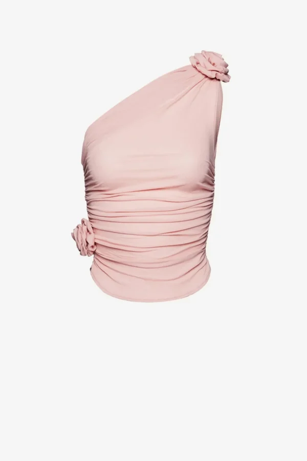 Magda Butrym Blusen & Tops<Top One Shoulder in Light Pink