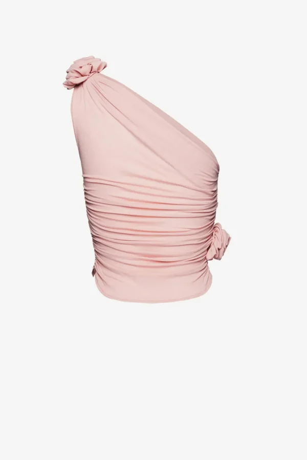 Magda Butrym Blusen & Tops<Top One Shoulder in Light Pink