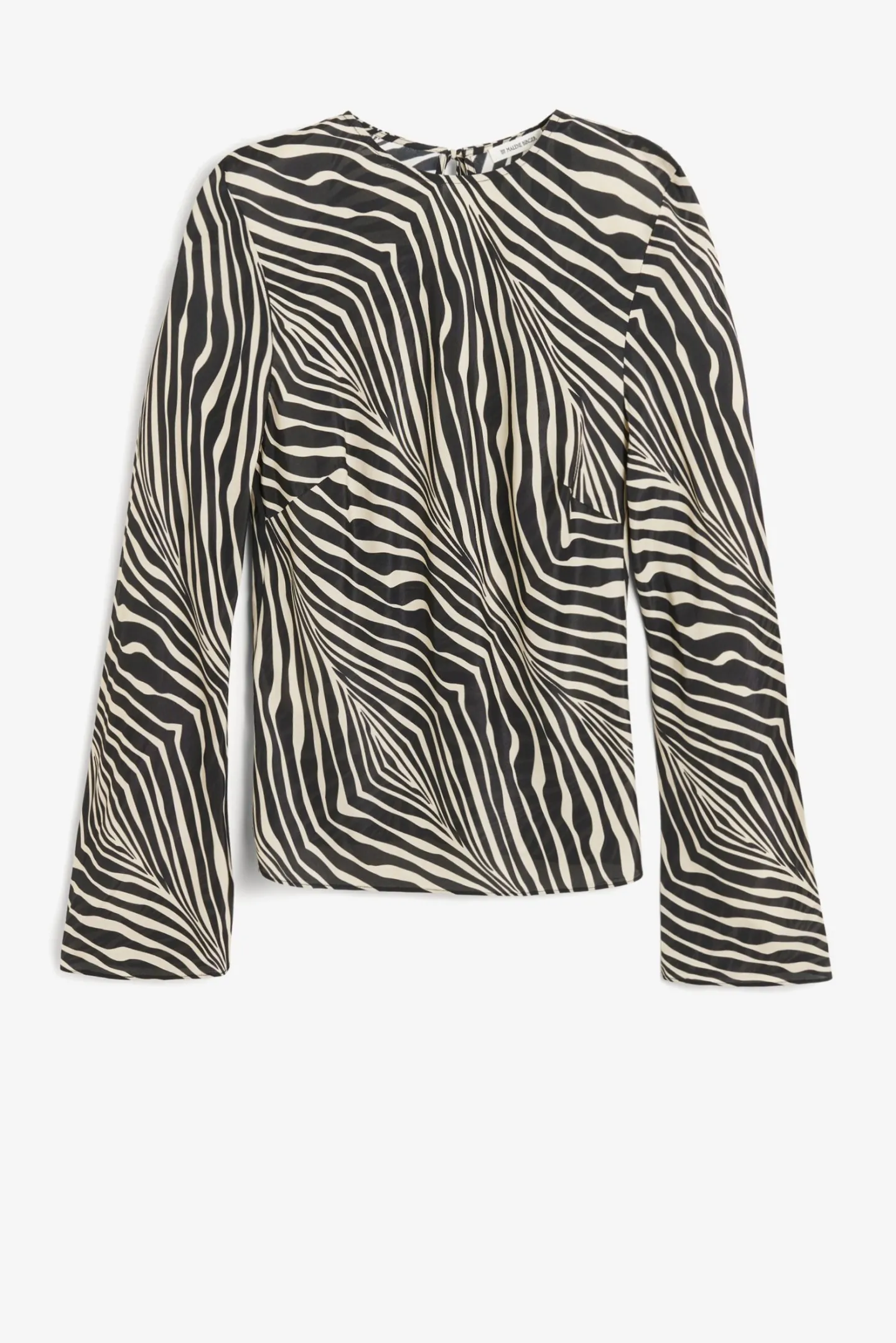 top_pricilla_in_zebra_0.webp by Malene Birger Blusen & Tops<Top Pricilla in Zebra