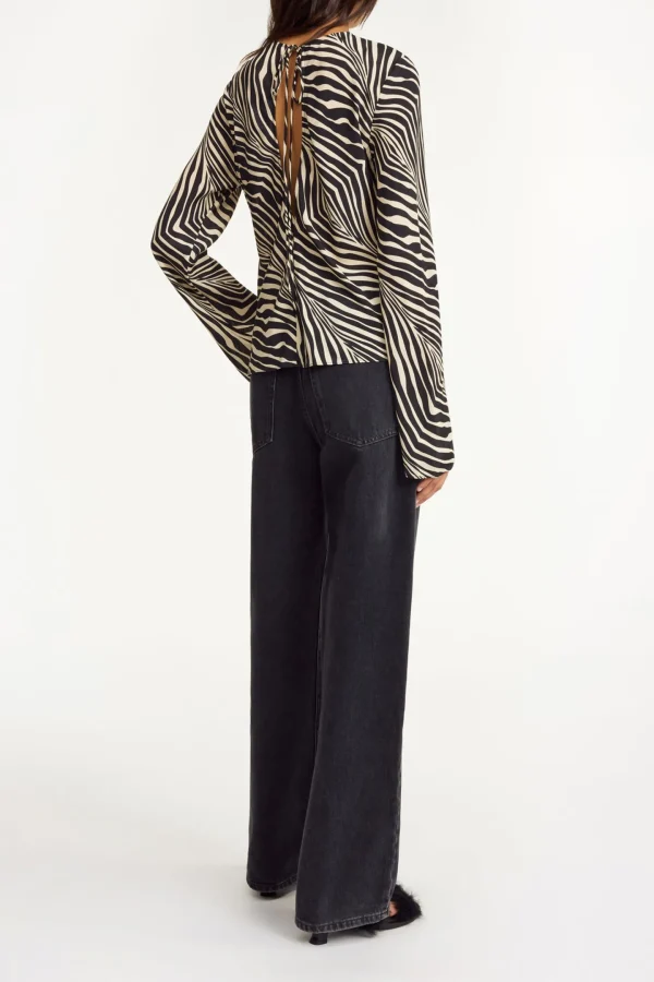 by Malene Birger Blusen & Tops<Top Pricilla in Zebra