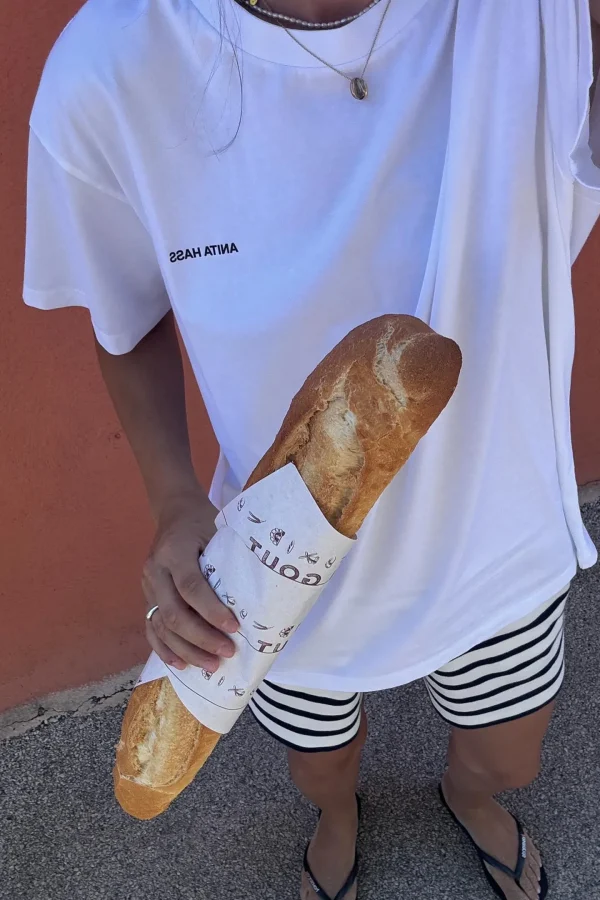 Anita Hass Shirts, Tank Tops & Longsleeves<T-Shirt 'Amour' in Weiß