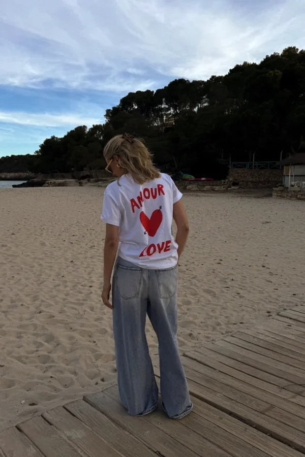 Anita Hass Shirts, Tank Tops & Longsleeves<T-Shirt 'Amour' in Weiß