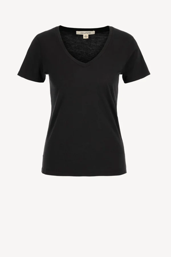 Nili Lotan Shirts, Tank Tops & Longsleeves<T-Shirt Carol in Jet Black