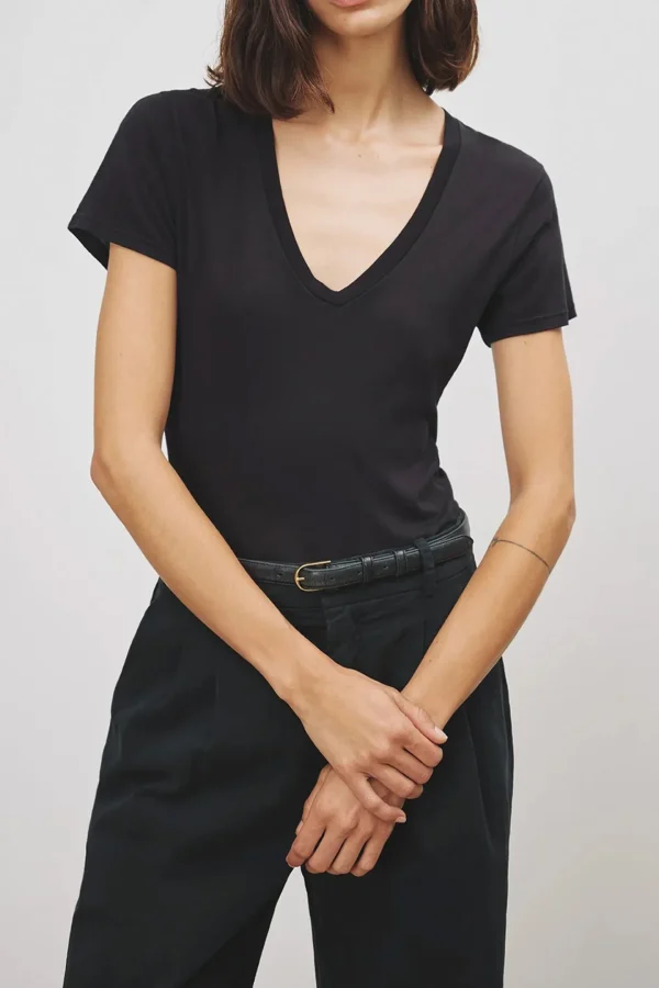 Nili Lotan Shirts, Tank Tops & Longsleeves<T-Shirt Carol in Jet Black
