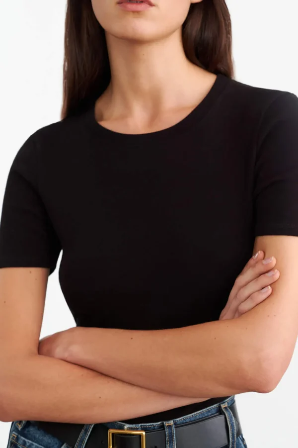 Nili Lotan Shirts, Tank Tops & Longsleeves<T-Shirt Elin in Schwarz