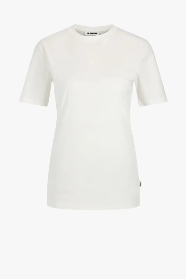 Jil Sander Shirts, Tank Tops & Longsleeves<T-Shirt in Weiß