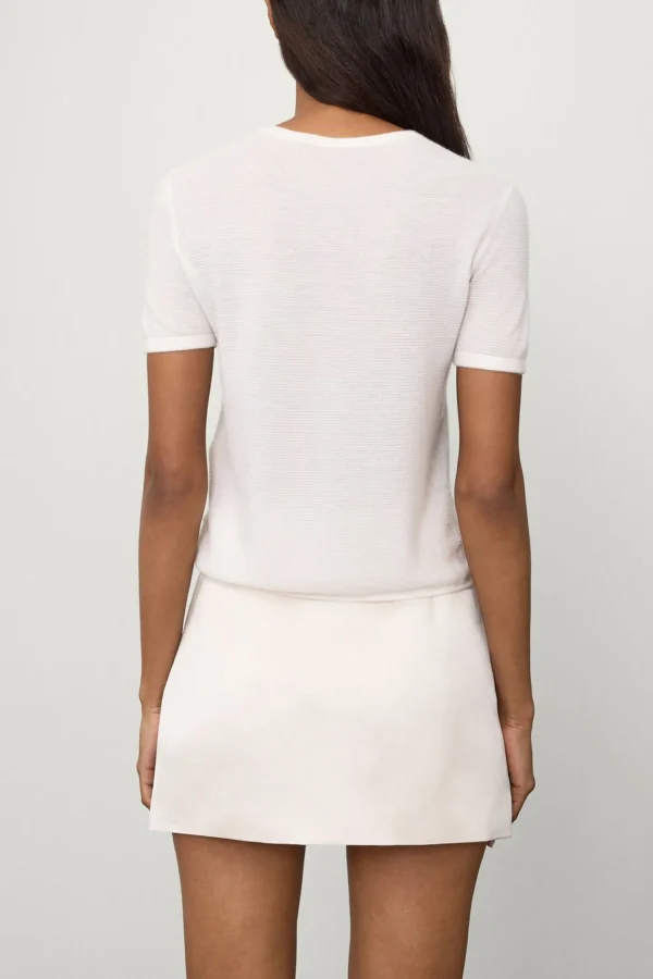 Lisa Yang Shirts, Tank Tops & Longsleeves<T-Shirt Ira in Ivory