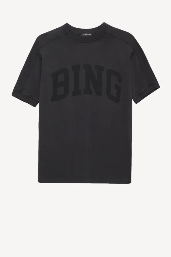 Anine Bing Shirts, Tank Tops & Longsleeves<T-Shirt Jaylin in Vintage Black