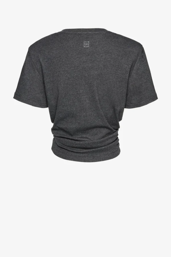 Magda Butrym Shirts, Tank Tops & Longsleeves<T-Shirt Knotted in Grau
