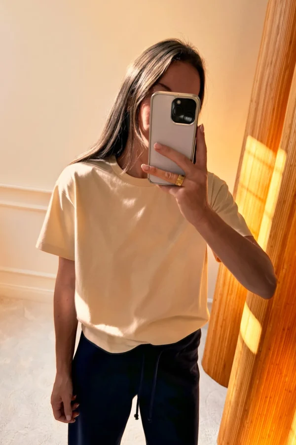 Ladneri Shirts, Tank Tops & Longsleeves<T-Shirt Le Mont in Bleached Sand