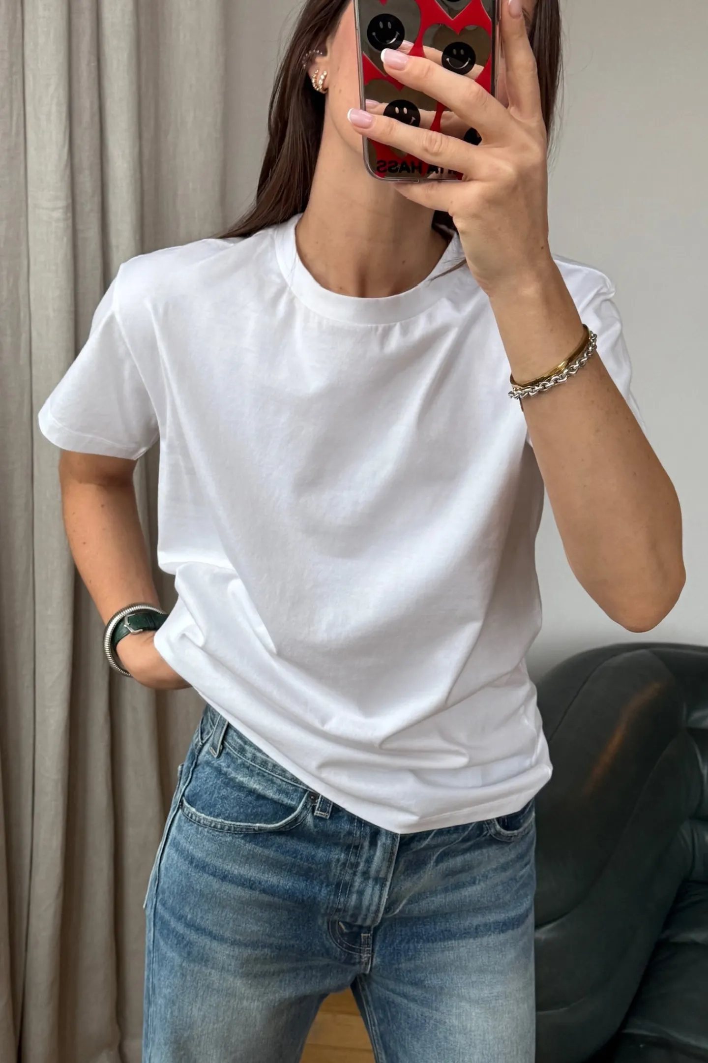 tshirt_le_mont_in_wei_5.webp Ladneri Shirts, Tank Tops & Longsleeves<T-Shirt Le Mont in Weiß