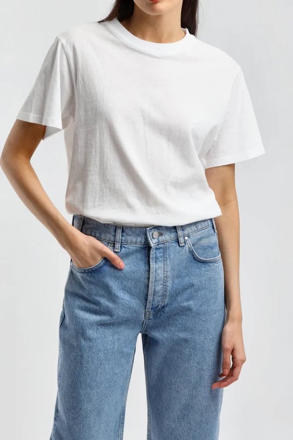 Anine Bing Shirts, Tank Tops & Longsleeves<T-Shirt Lili in Weiß