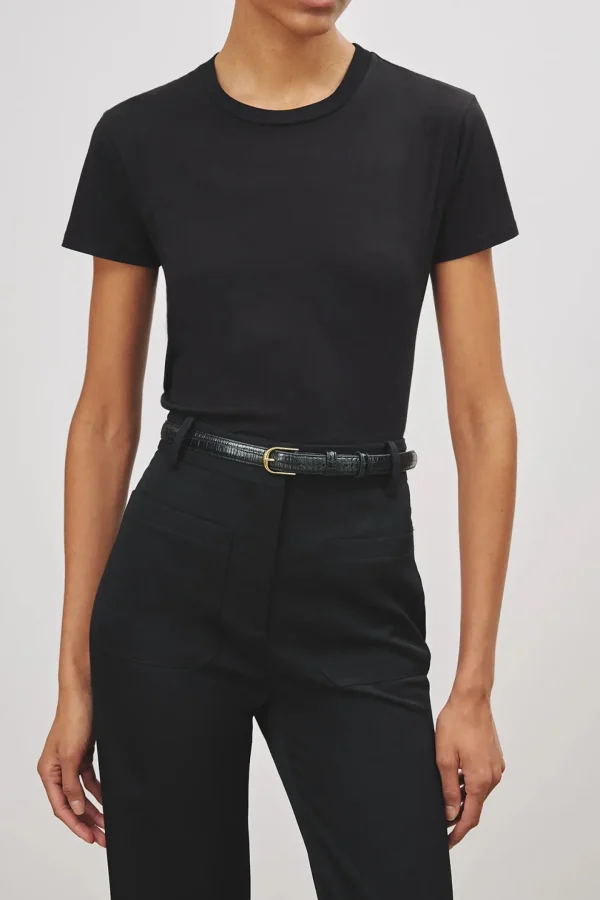 Nili Lotan Shirts, Tank Tops & Longsleeves<T-Shirt Mariela in Jet Black