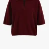 Lisa Yang Pullover<T-Shirt Neela in Deep Plum