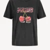 Ladneri Shirts, Tank Tops & Longsleeves<T-Shirt Paris in Washed Black