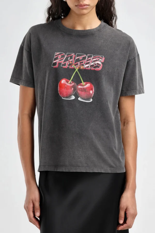 Ladneri Shirts, Tank Tops & Longsleeves<T-Shirt Paris in Washed Black