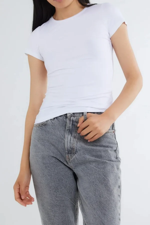 Majestic Filatures Shirts, Tank Tops & Longsleeves<T-Shirt Soft Viscose in Weiß