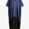 The Rose Ibiza Kleider<Tunika Bicolor in Blau/Schwarz