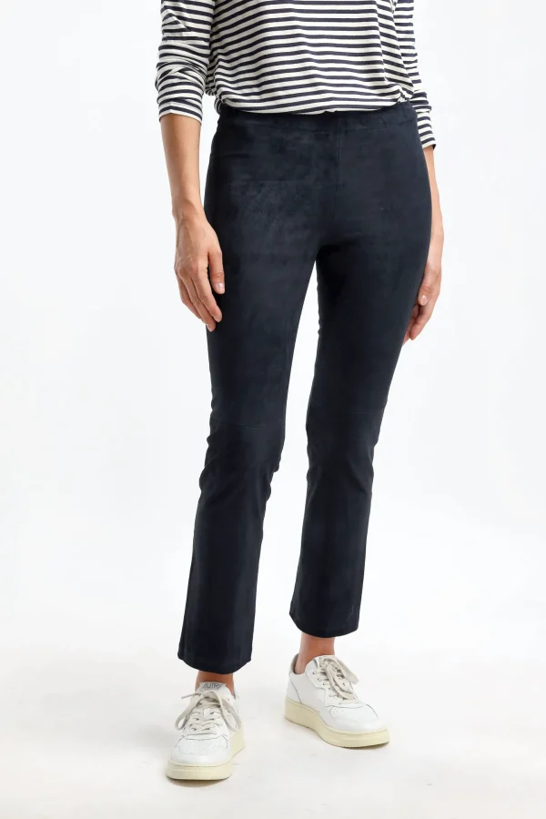 Stouls Hosen & Jumpsuits<Velourslederhose JP Twenty in Notte