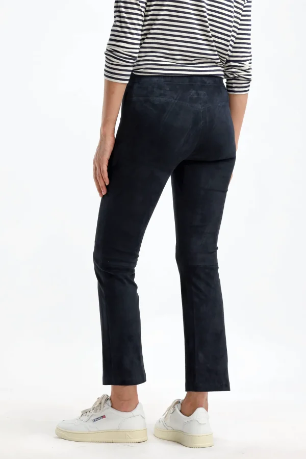 Stouls Hosen & Jumpsuits<Velourslederhose JP Twenty in Notte
