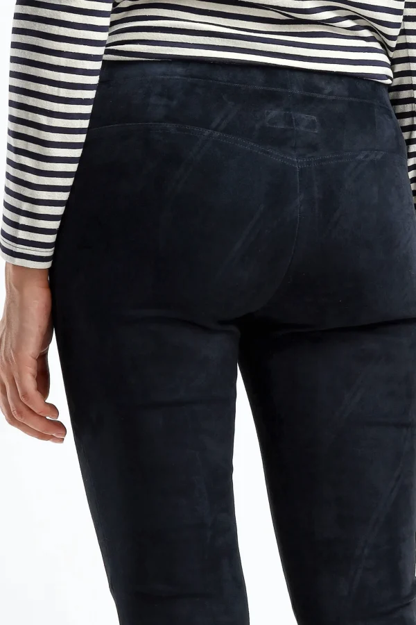 Stouls Hosen & Jumpsuits<Velourslederhose JP Twenty in Notte