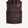 Anita Hass Jacken & Westen<Weste 'Heart' in Chocolate
