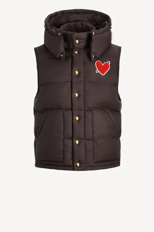 Anita Hass Jacken & Westen<Weste 'Heart' in Chocolate