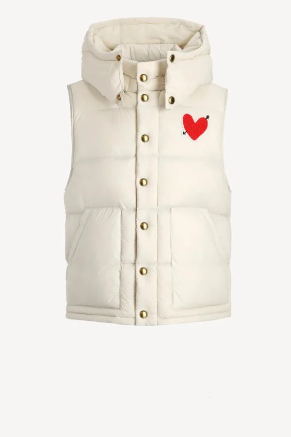 Anita Hass Jacken & Westen<Weste 'Heart' in Ivory