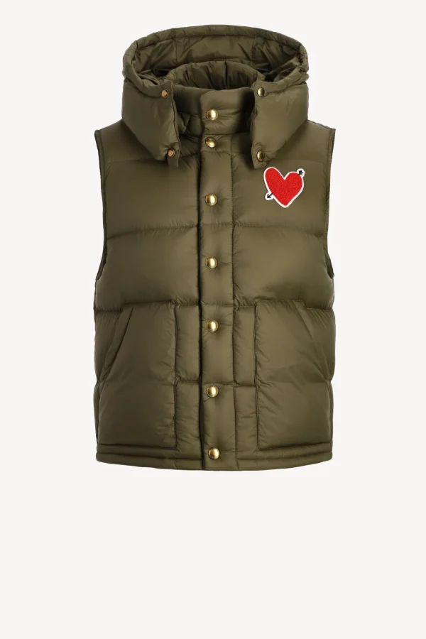 Anita Hass Jacken & Westen<Weste 'Heart' in Olive