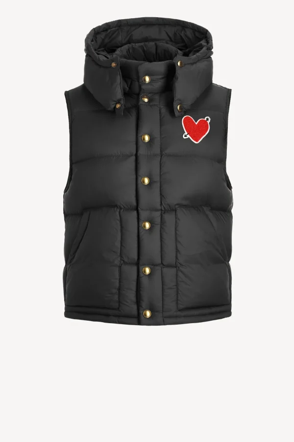 Anita Hass Jacken & Westen<Weste 'Heart' in Schwarz